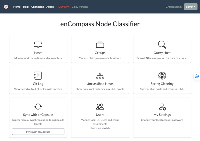 enCompass screenshot